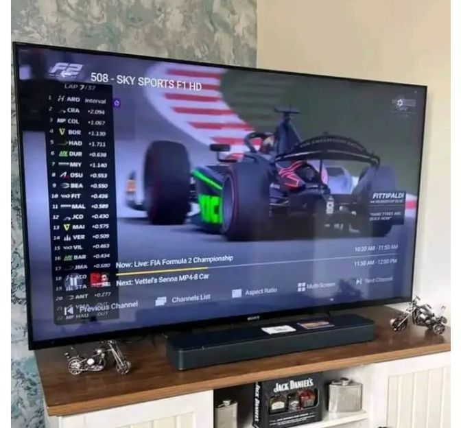 Fernseher mit Beispiel einer IPTV Nutzung 4